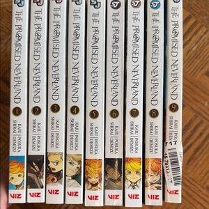 The Promised Neverland Manga Volumes 1-9